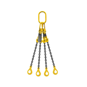 Grade 80 Chain Sling 1 Leg W/ Clevis Grab Shortener and Self Locking Hook