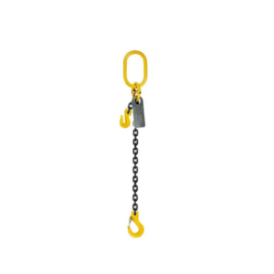 Grade 80 Chain Sling Single Leg with Clevis Grab Shortener and Clevis Sling Hook