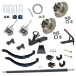 DIY 1400kg Single Axle Mechanical Disc Brake Kit