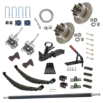 DIY 1400kg Single Axle Mechanical Disc Brake Kit - Image 2